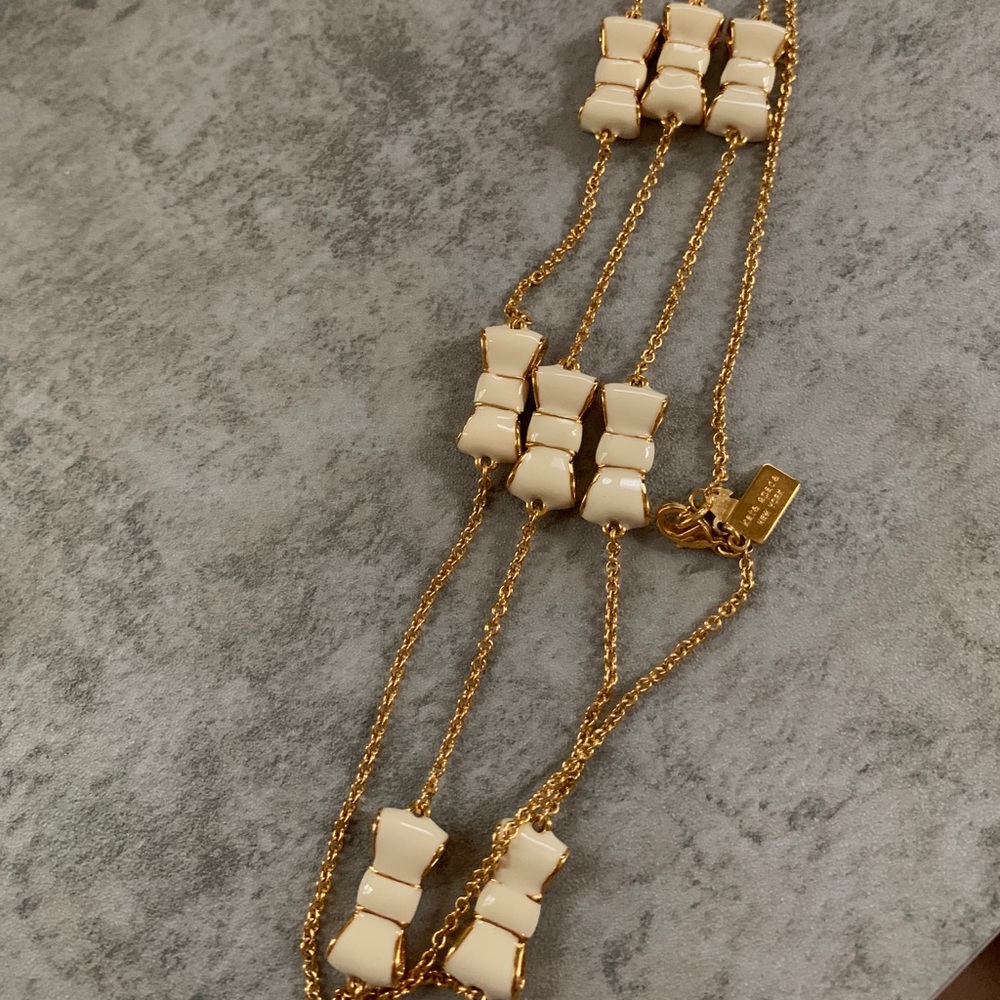GUC Kate spade bow necklace